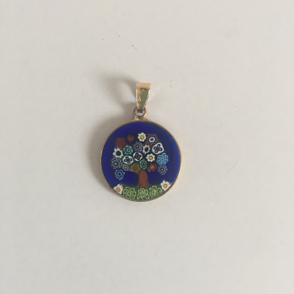 Murano Glass Tree of Life Pendant